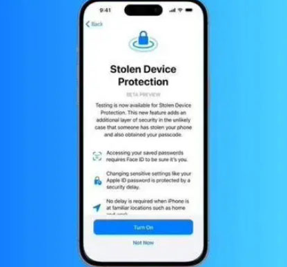 侨乡街道开发区苹果授权维修店分享被盗设备保护功能开启方法 