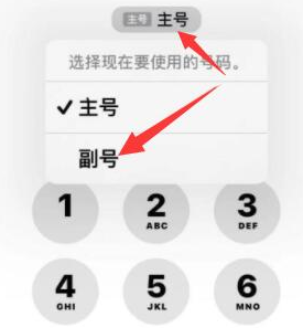 侨乡街道开发区苹果14维修店分享iPhone 14 Pro Max使用副卡打电话的方法 